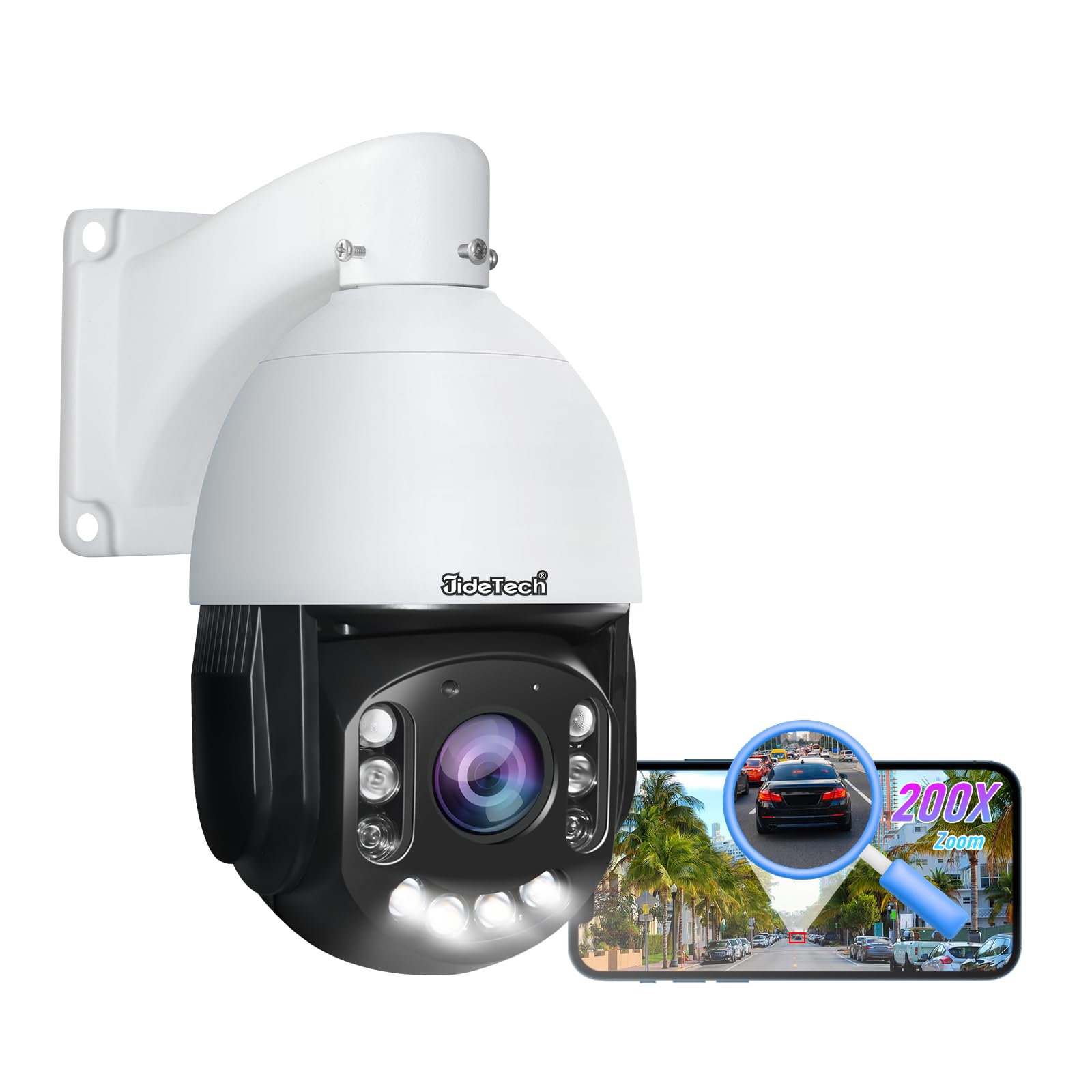SMART IP CAMERA CTIPC-295C IP66 H.264対応 Amazon.com : JideTech 200X Hybrid Zoom 4K 8MP Outdoor PTZ IP PoE